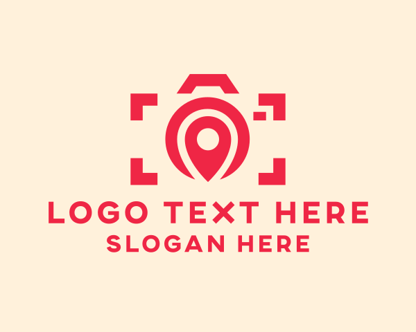 Camera App - Location Photography Camera logo design