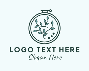 Fabric - Nature Leaf Handicraft logo design
