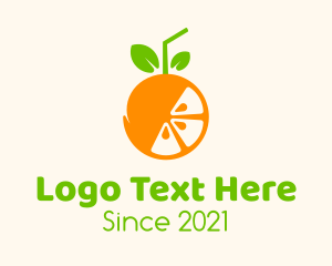 Lemonade - Orange Pulp Juice logo design