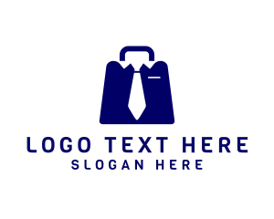 Tie - Briefcase Office Work logo design