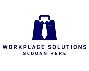 Briefcase Office Work logo design