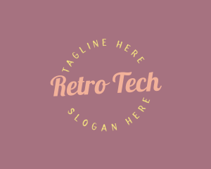 Feminine Retro Business logo design