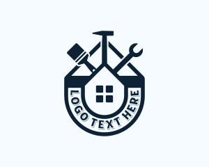 Renovation - Carpentry Tools Handyman logo design
