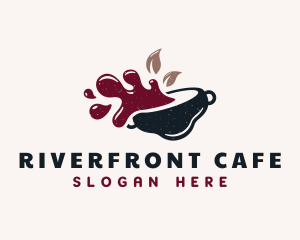 Natural Drink Cafe logo design