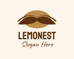 Brown Mustache Grooming  Logo