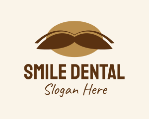 Mens Products - Brown Mustache Grooming logo design