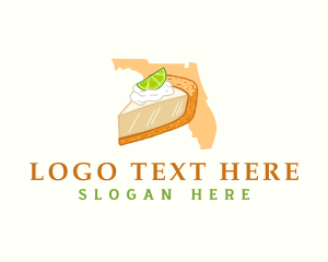 Dessert - Florida Key Lime Pie logo design