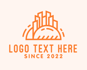 Orange - Mexican Taco City logo design