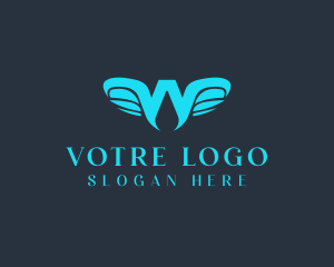 Letter W - Generic Wing Business Letter W logo design
