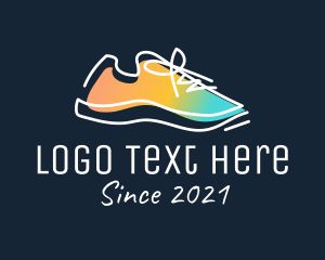 Shoes - Gradient Rubber Shoes logo design