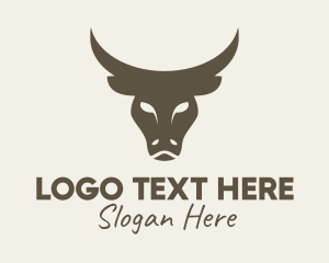 Livestock - Brown Farm Buffalo logo design