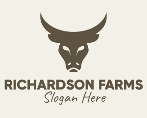 Brown Farm Buffalo logo design