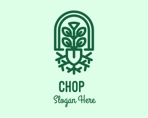 Arborist - Gardening Shovel Plant logo design