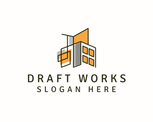 Draft - Architect Contractor Structure logo design