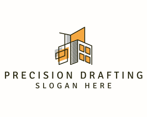 Architect Contractor Structure logo design