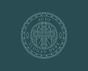 Pastoral - Religious Christian Cross logo design