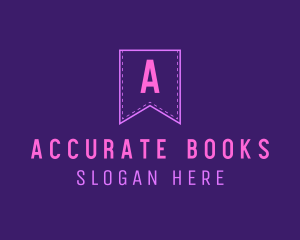 Bookmark Book Club logo design