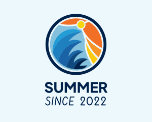 Sun Beach Vacation Resort  logo design