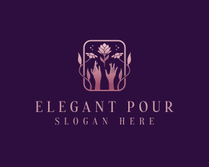 Elegant Event Florist logo design