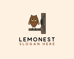 Branch - Owl Bird Branch logo design