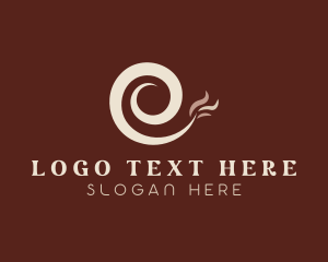 Design - Spiral Earring Letter E logo design