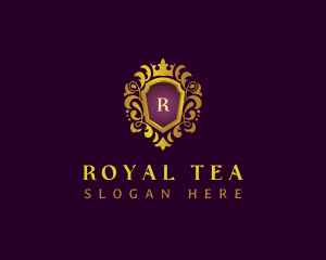 Royal Shield Crown logo design