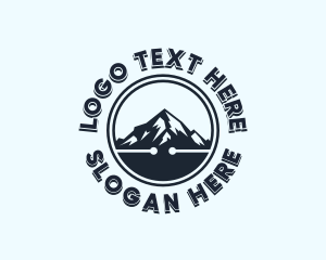 Emblem - Mountain Peak Trekking logo design