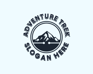 Trekking - Mountain Peak Trekking logo design
