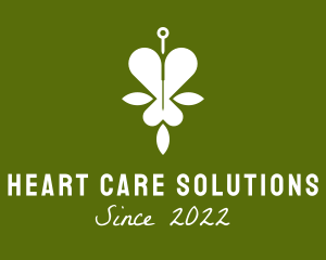 Heart Acupuncture Therapy logo design