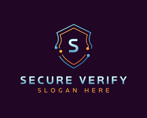 Circuit Shield Security logo design