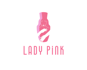 Pink Beauty Face logo design