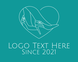 Lover - High Heels Shoe Lover logo design