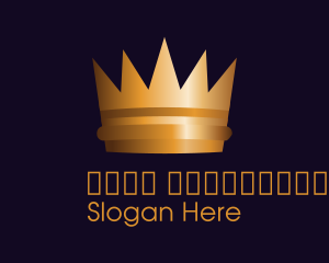 Heraldry - Bronze Royal Crown logo design