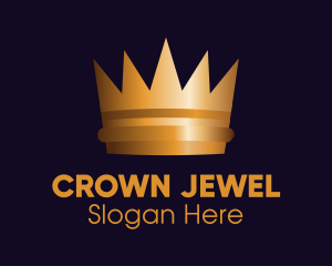 Pageantry - Bronze Royal Crown logo design