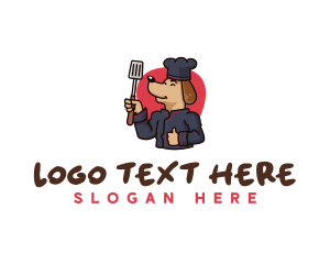 Cook - Dog Chef Cook logo design