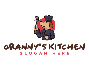 Dog Chef Cook logo design