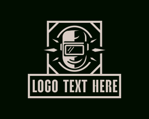 Welder Welding Mask logo design