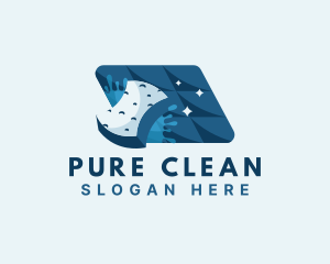 Sponge Cleaning Housekeeping logo design