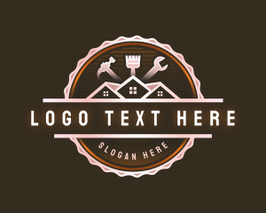 Home - Carpentry Tools Roofing logo design