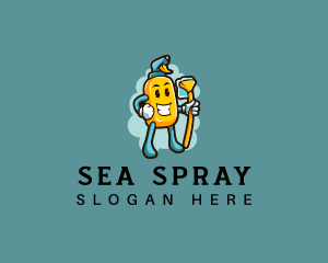 Spray Sweep Cleaner logo design