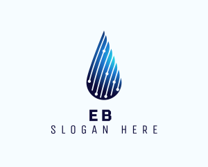Internet - Water Droplet Technology logo design