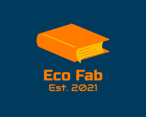 Online Book Chat logo design