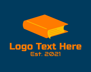 Studying - Online Book Chat logo design