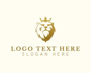 Gold - Premium Royal Lion logo design