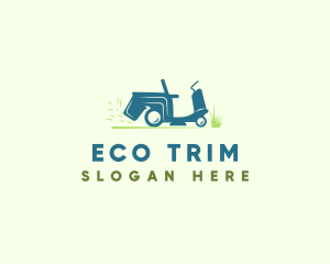 Grass Lawn Mower logo design