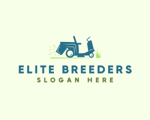 Grass Lawn Mower logo design