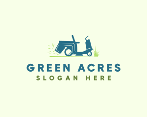 Grass - Grass Lawn Mower logo design