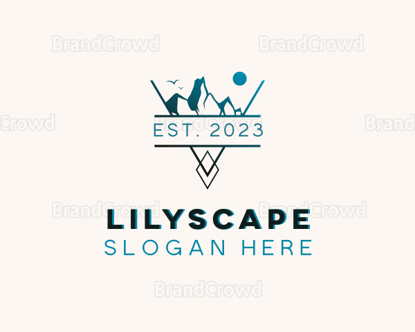 Mountain Peak Camping Logo