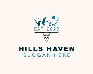 Mountain Peak Camping logo design