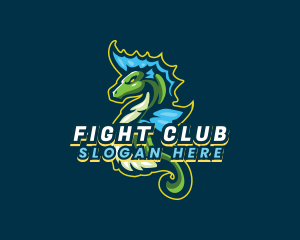 Ufc - Seahorse Dragon Gaming logo design